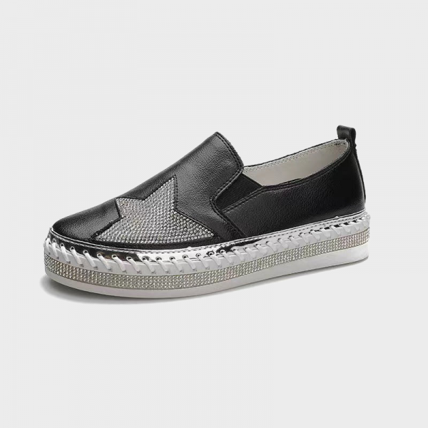 Bragi 'Victoria' Leather Slip-On Sneaker (#528-37)