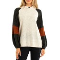 Marco Polo Block Sleeve Sweater (#YTMW03201)