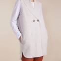 Marco Polo Longline Boiled Wool Vest (#YTMW43522)