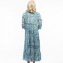 Orientique 'Kotor Blue' Midi Dress (#4136)