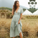 Raine Taylor Tiered Midi Dress (#201301)
