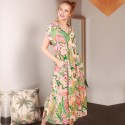 Rosa JoJo 'Asher' Print Maxi Dress (#D3736)