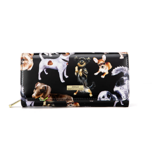 Serenade Lets Pawty Leather Wallet (#WSF5001)