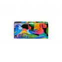 Serenade 'Rainbow Rose' Leather Wallet (#WSN3601)