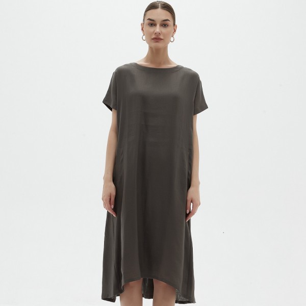 Tirelli Elastic Gathered Dress (#22D2786)