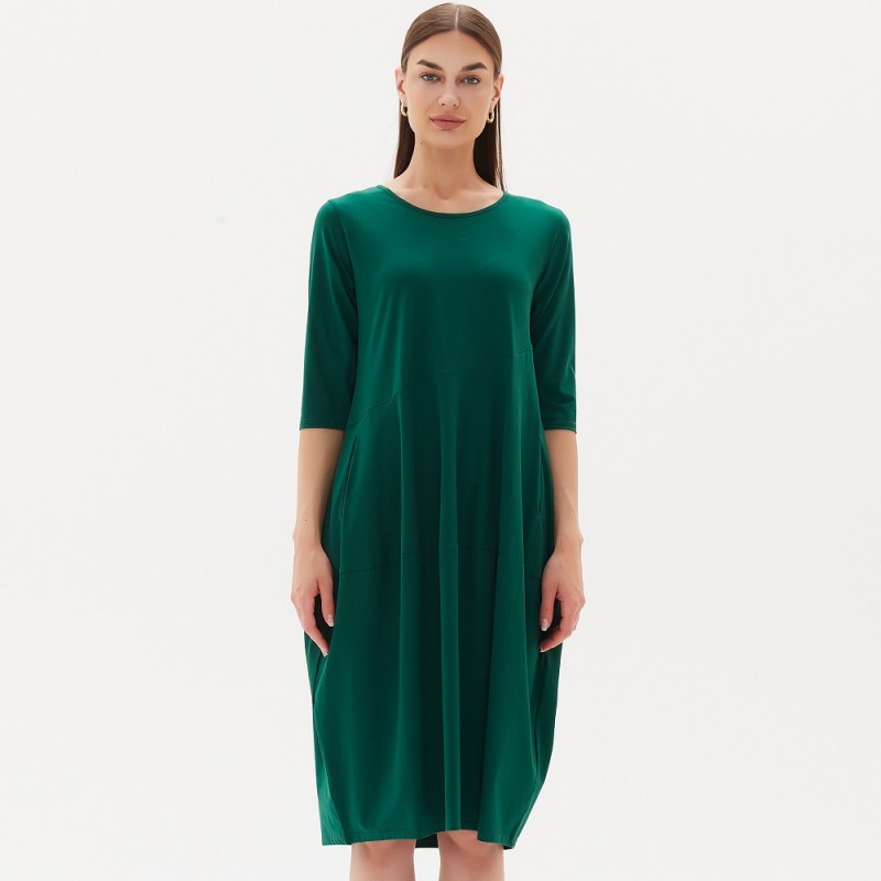 Tirelli 3/4 Diagonal Seam Dress (#23D3103)